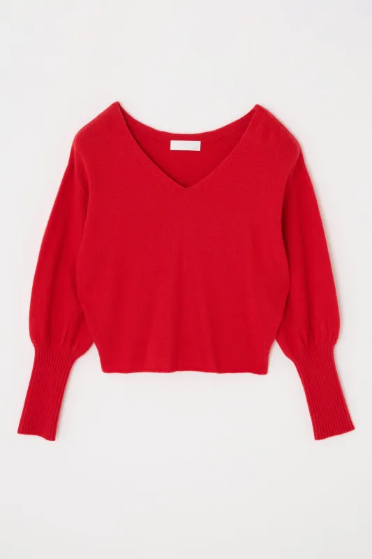 2FACE DOLMAN KNIT TOP sold by Moussy