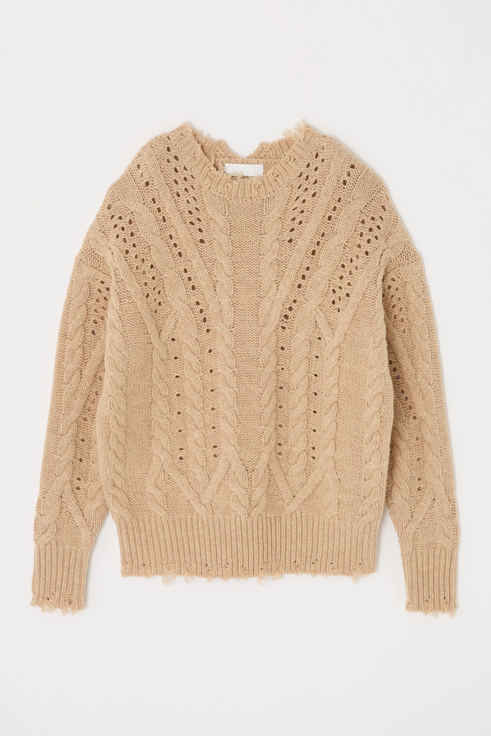 WAVE HEM CABLE TOP sold by Moussy