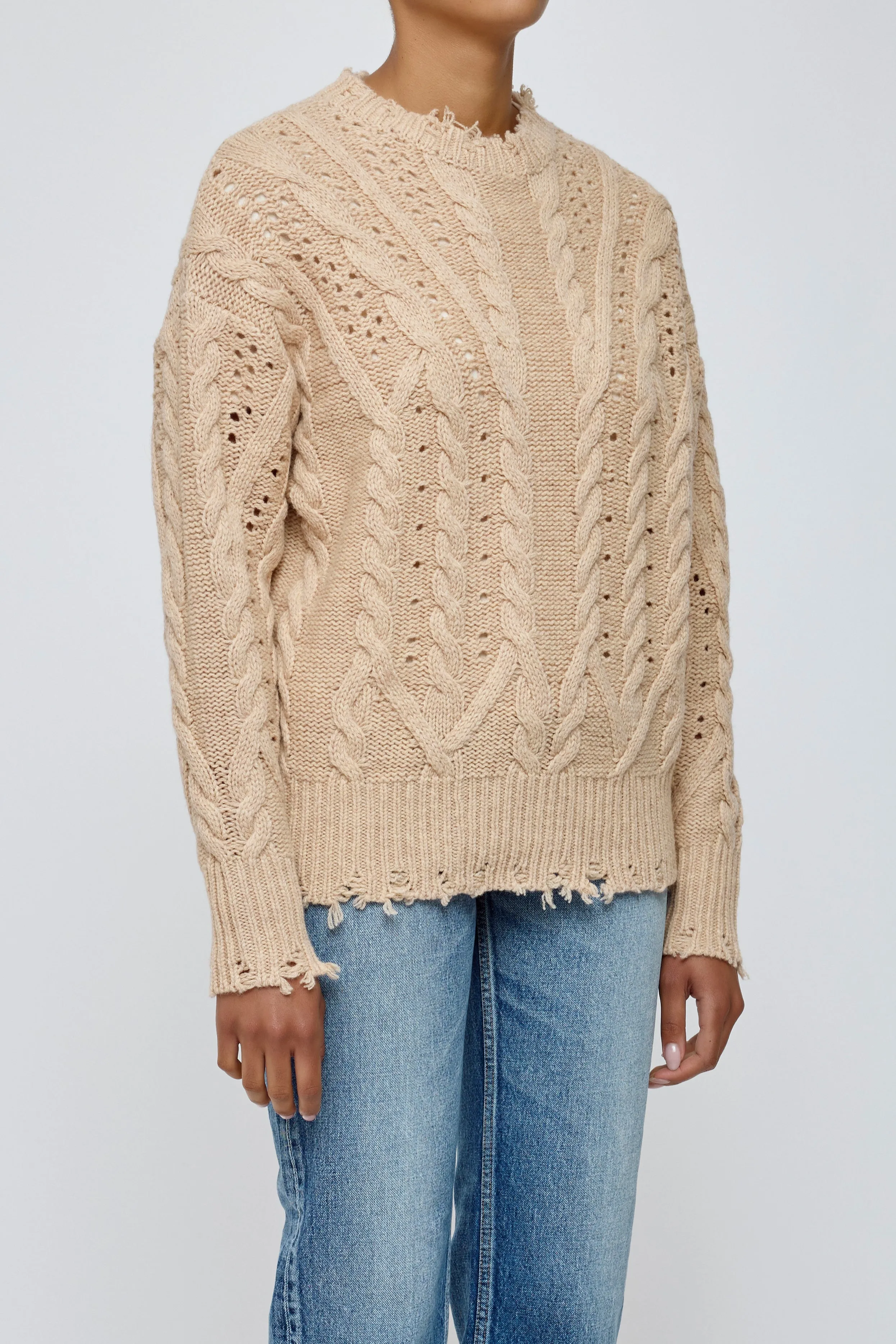 WAVE HEM CABLE TOP sold by Moussy product image thumbnail 4