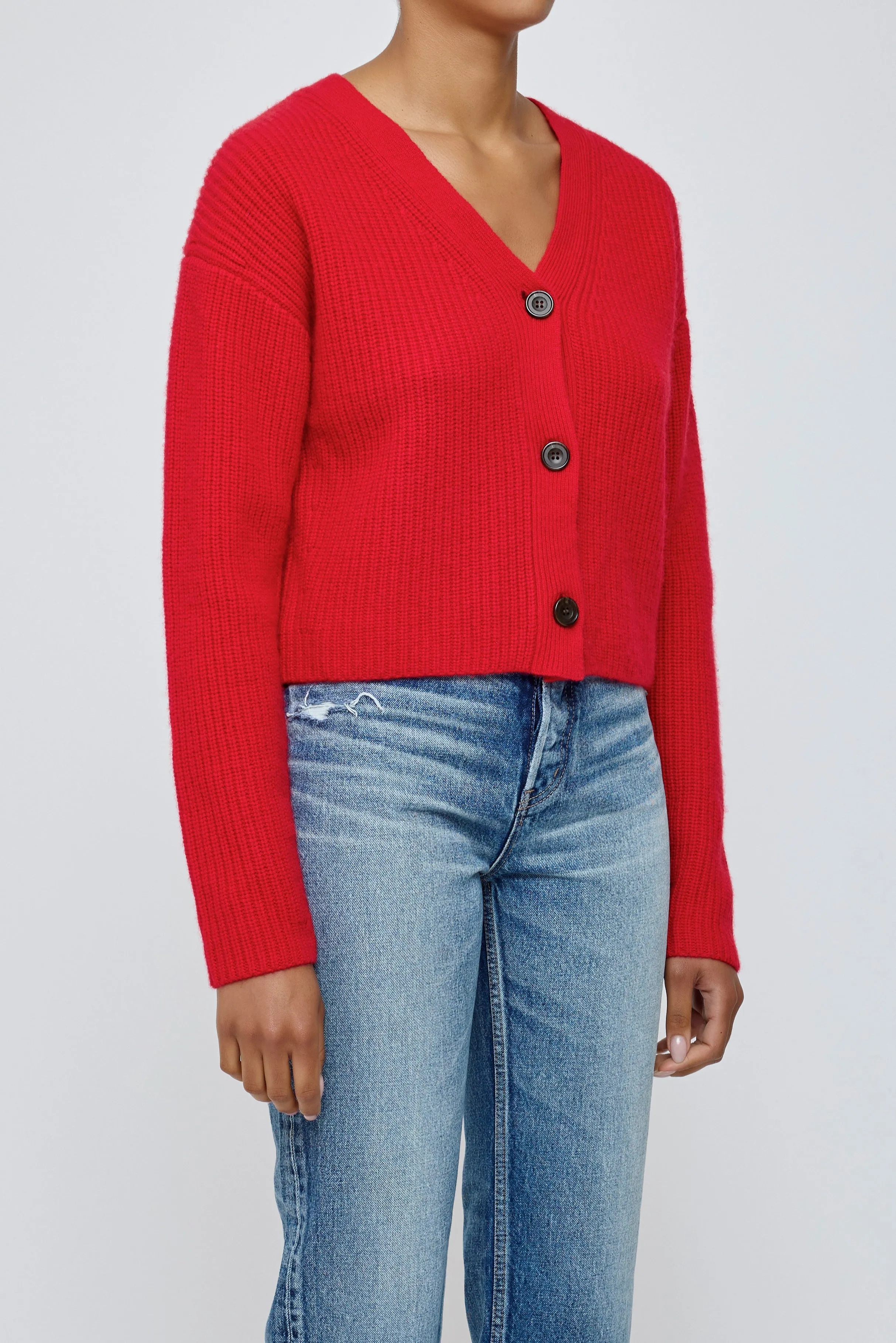 V NECK CARDIGAN sold by Moussy product image thumbnail 4