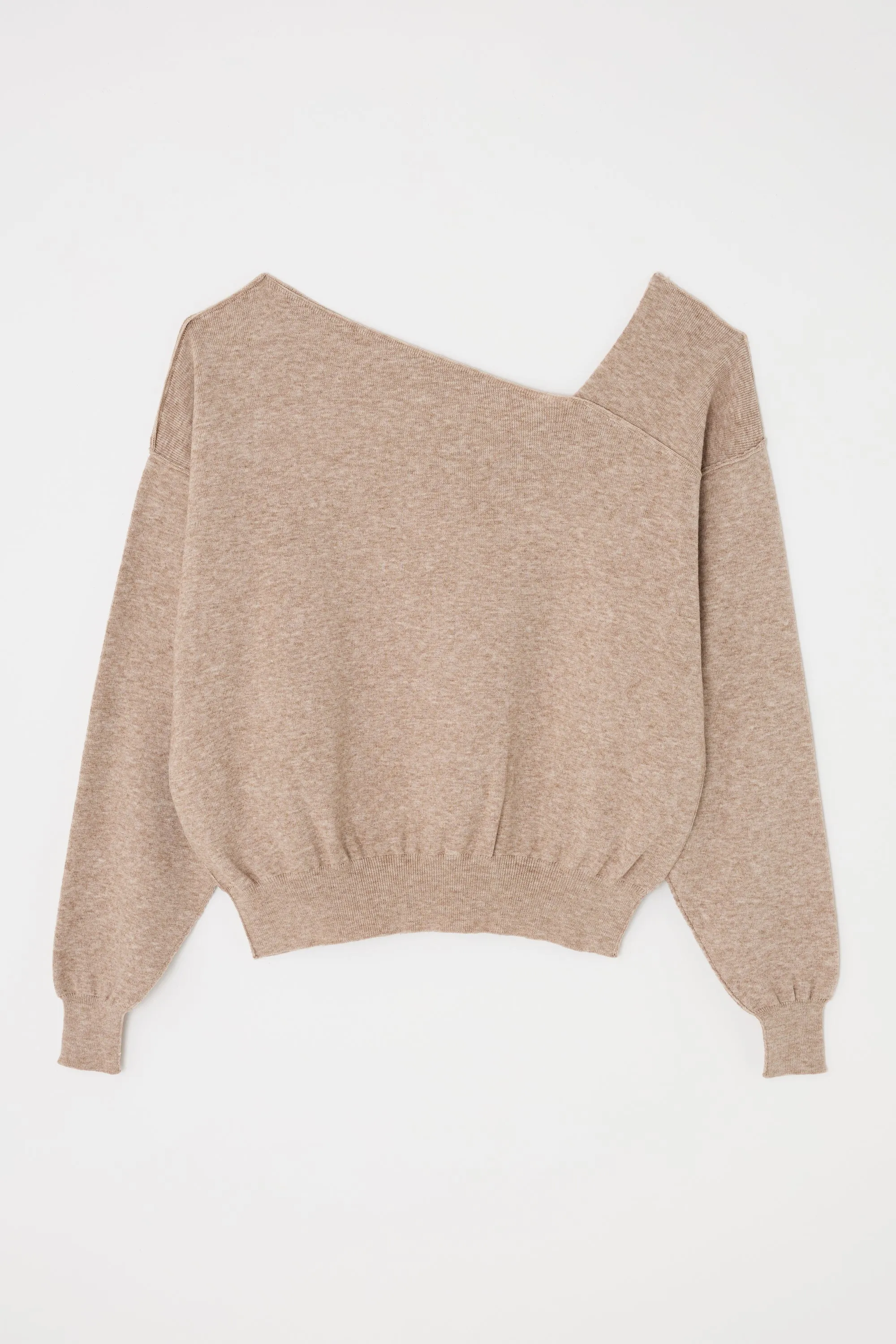 ASYMMETRY KNIT TOP sold by Moussy
