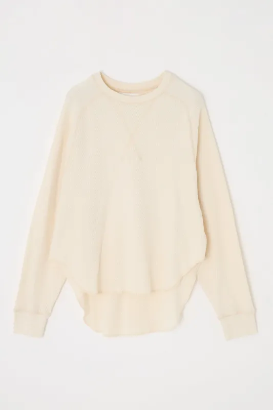 ROUND HEM LOOSE LONG TEE sold by Moussy