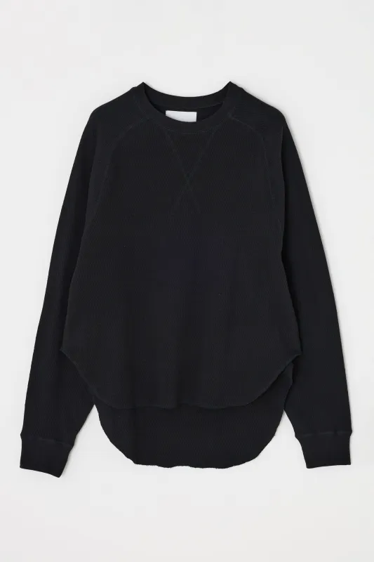 ROUND HEM LOOSE LONG TEE sold by Moussy