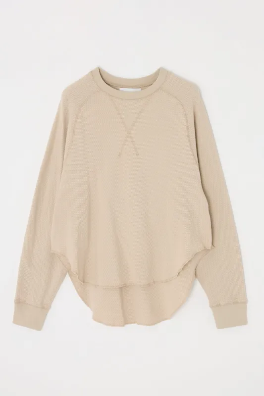 ROUND HEM LOOSE LONG TEE sold by Moussy