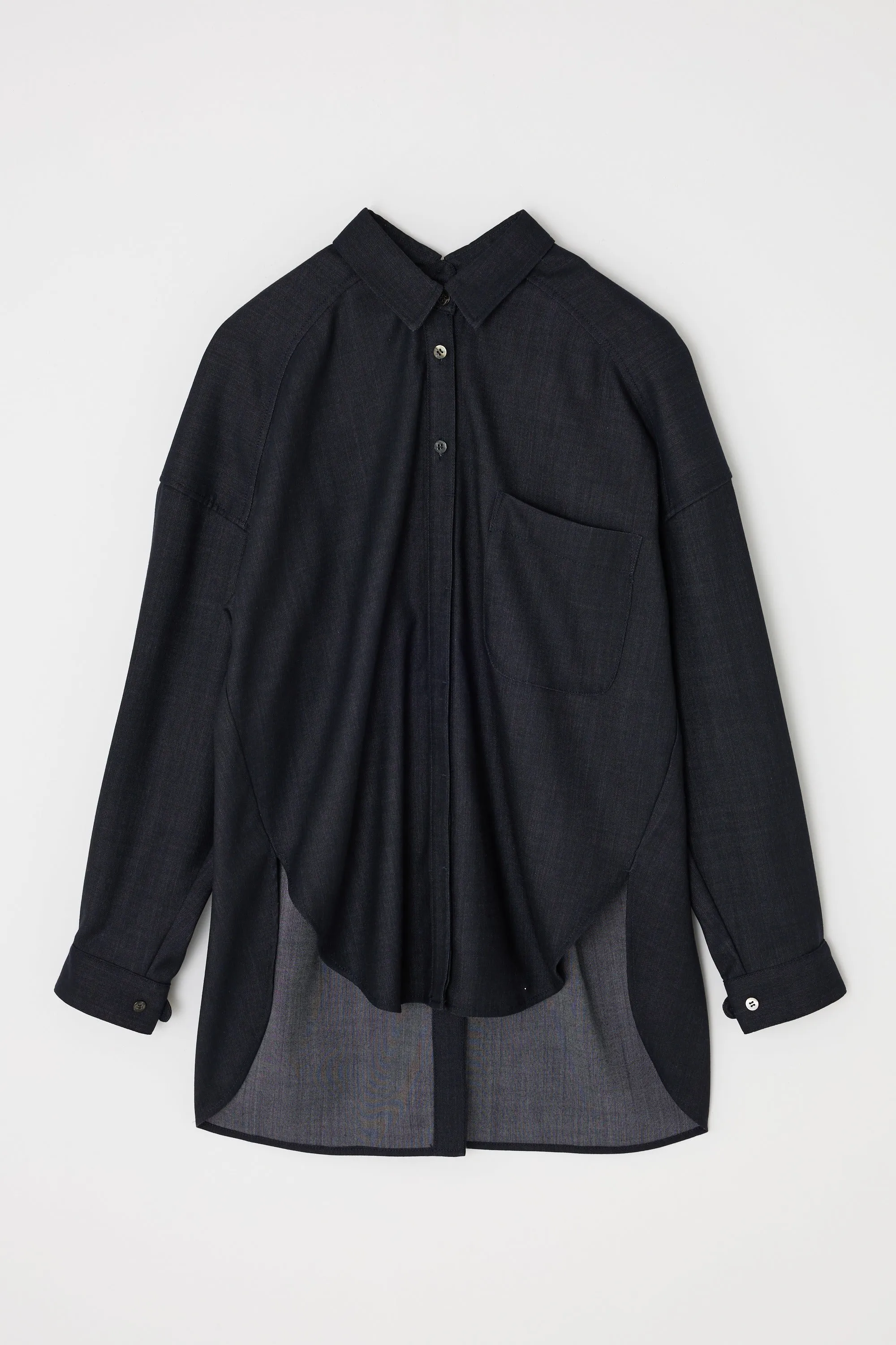 W OPEN OVER SHIRT sold by Moussy