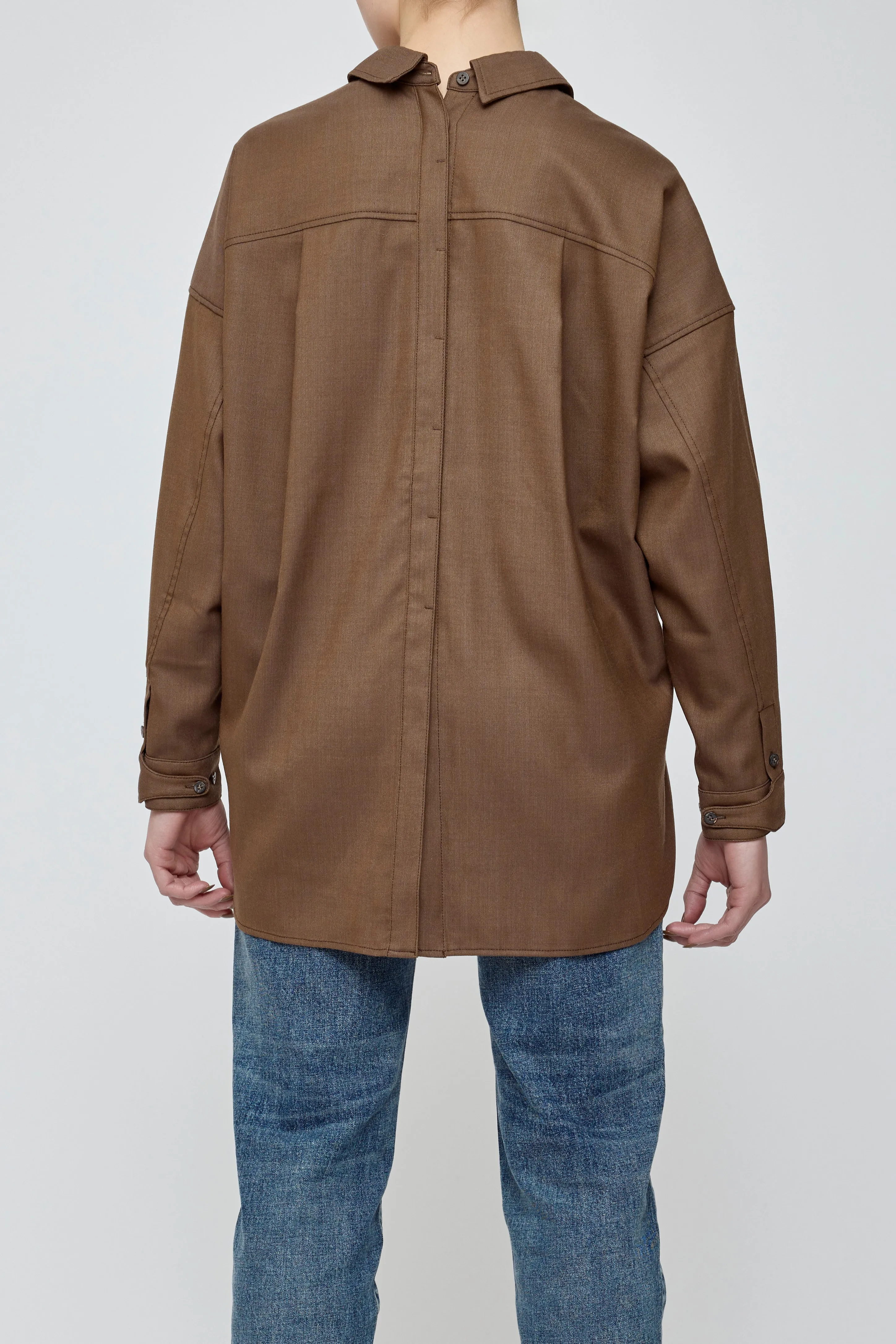 W OPEN OVER SHIRT sold by Moussy product image thumbnail 3