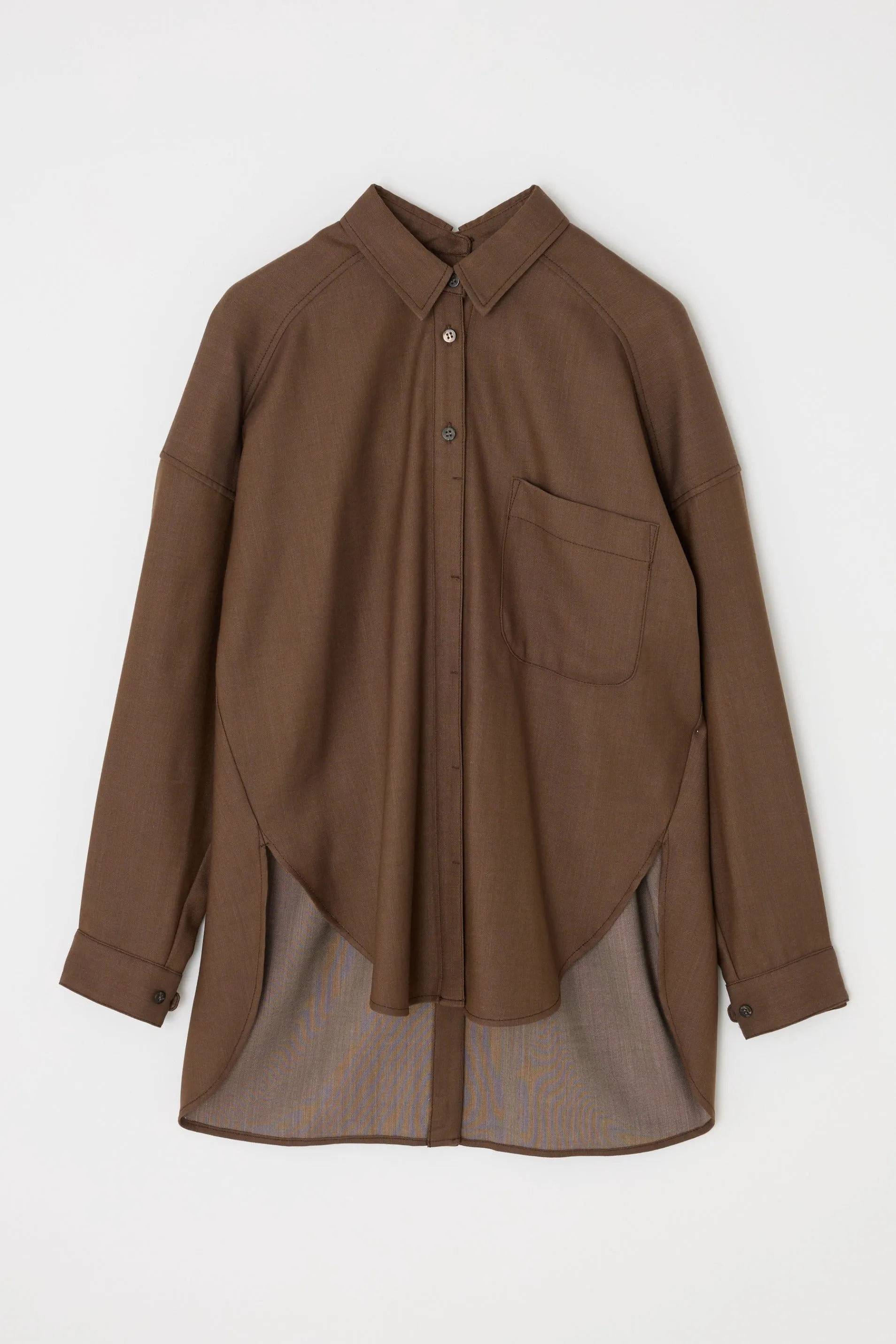 W OPEN OVER SHIRT sold by Moussy