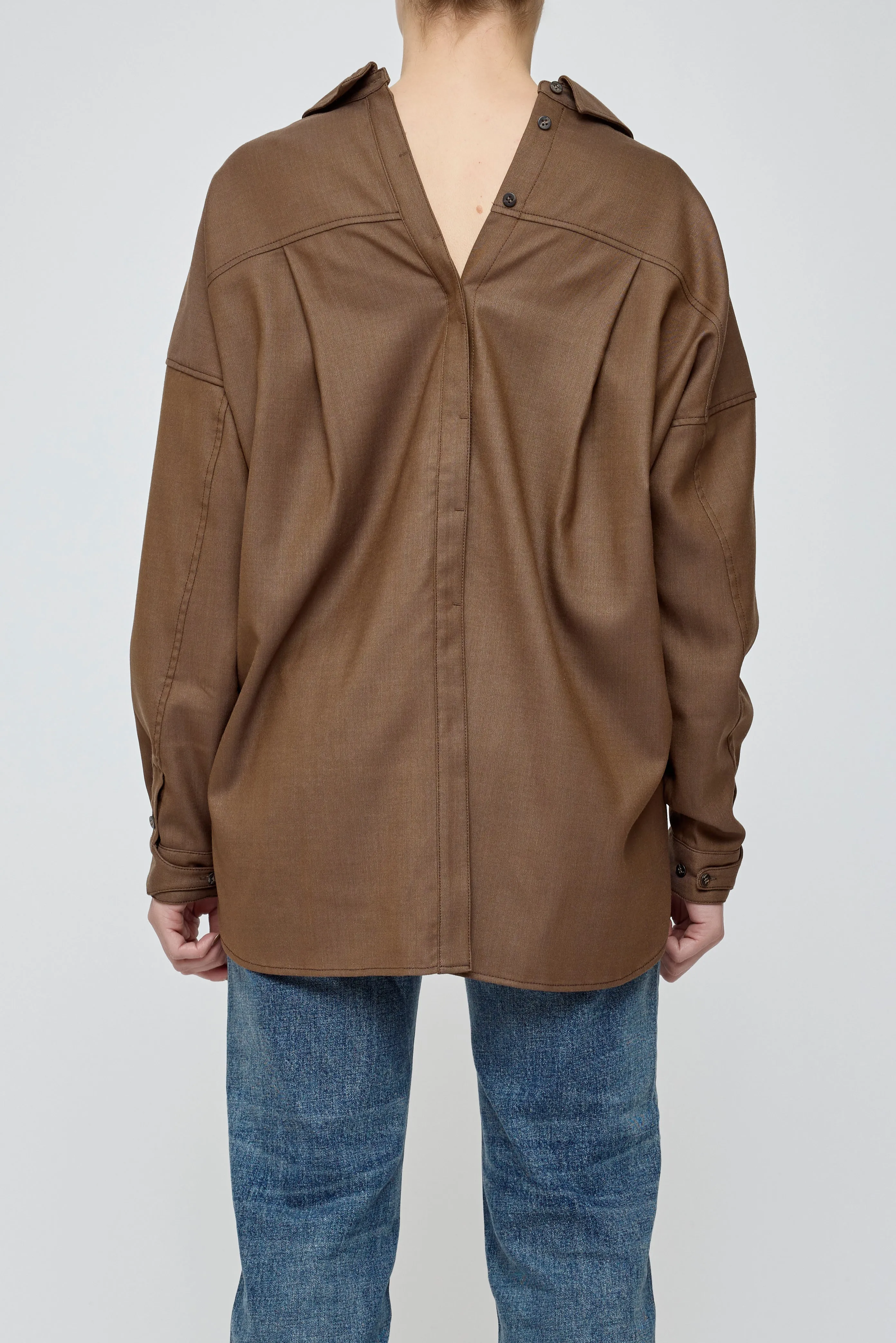 W OPEN OVER SHIRT sold by Moussy product image thumbnail 4
