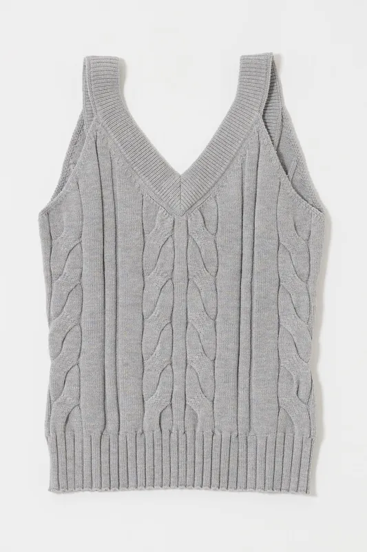 CABLE KNIT CAMISOLE sold by Moussy