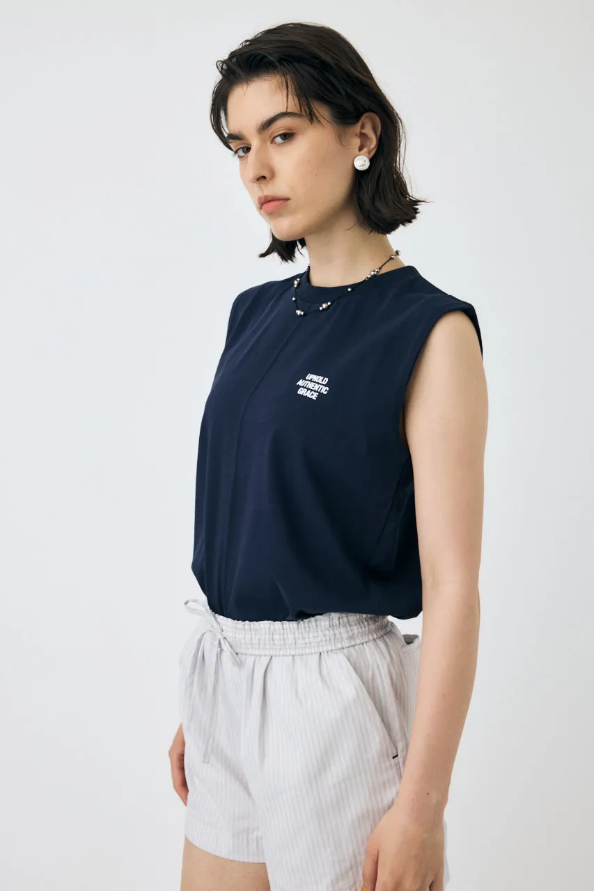 TINY LETTER SLEEVELESS TOP sold by Moussy product image thumbnail 5