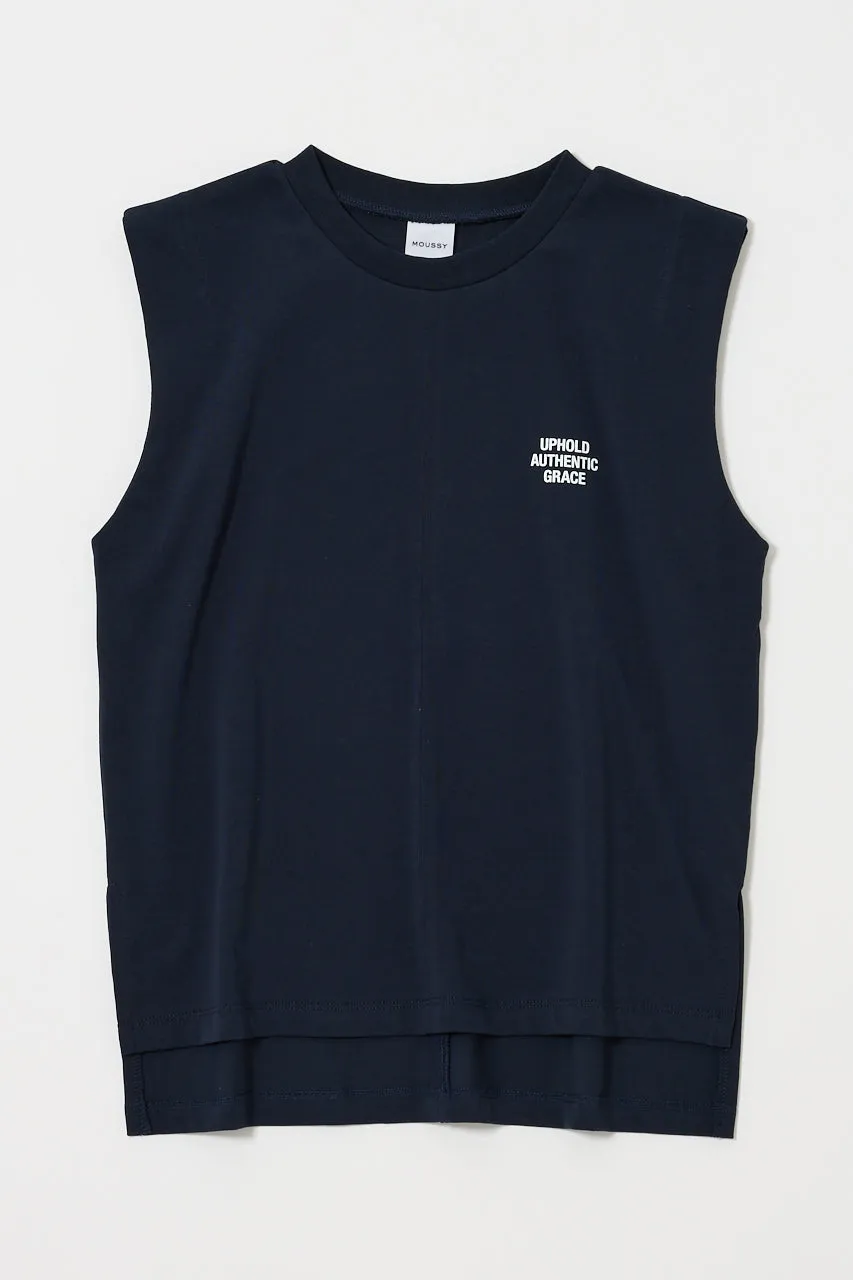 TINY LETTER SLEEVELESS TOP sold by Moussy