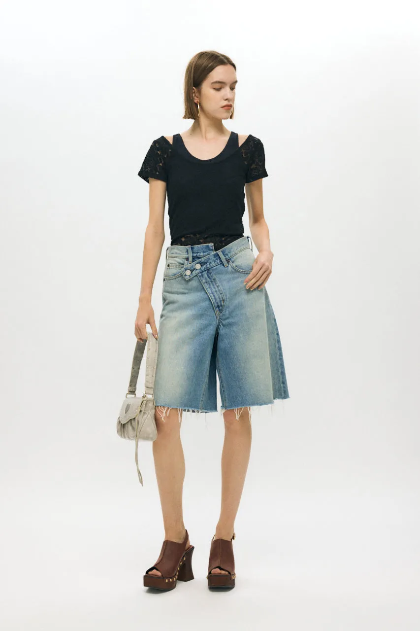 LAYERED LACE TOP sold by Moussy product image thumbnail 5