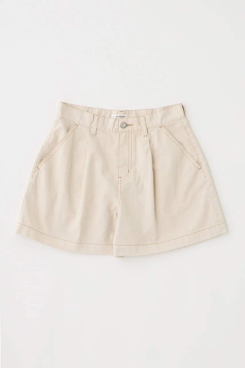DENIM TUCK SHORTS sold by Moussy