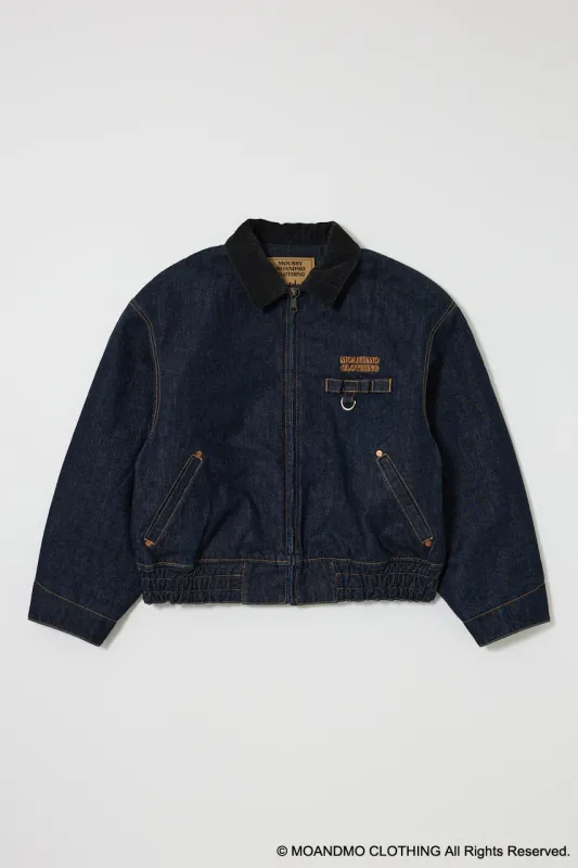 MOANDMO DENIM PADDED JACKET made by Moussy