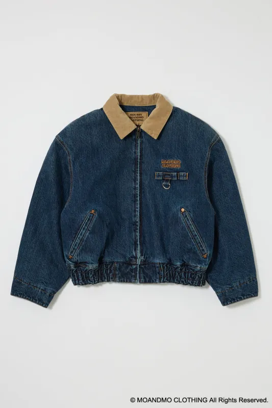 MOANDMO DENIM PADDED JACKET made by Moussy