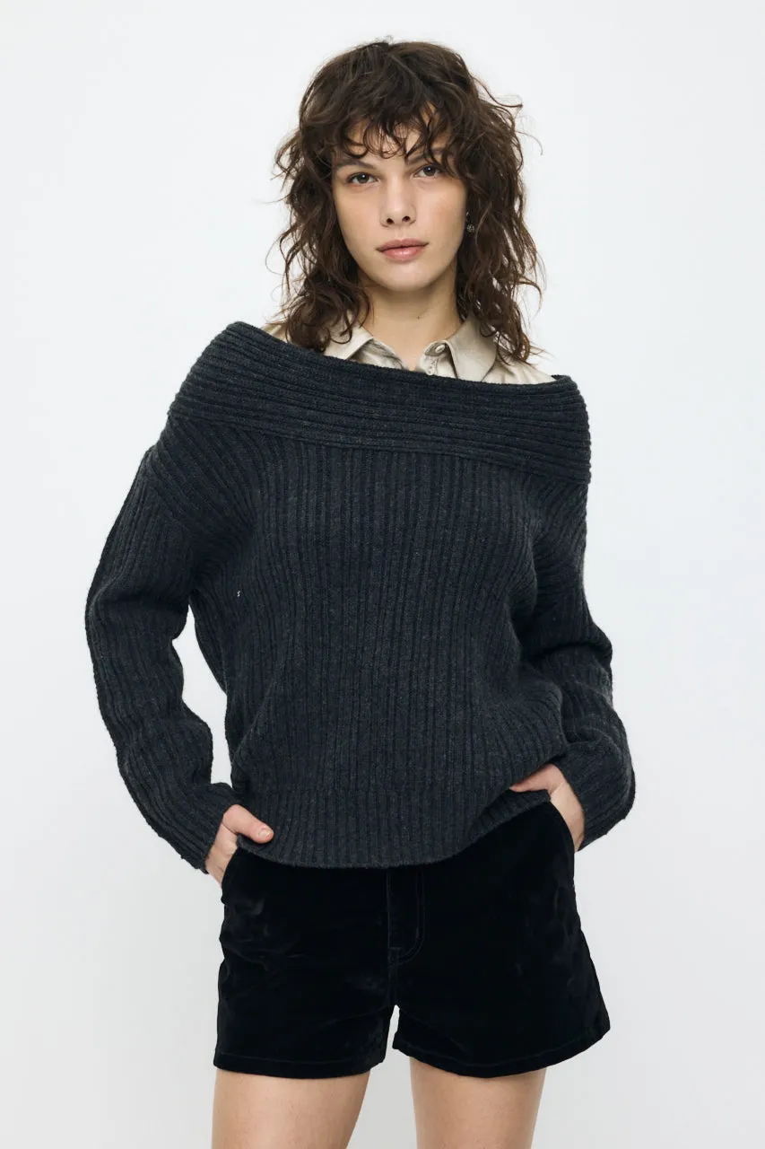OVER RIB OFF SHOULDER sold by Moussy product image thumbnail 4