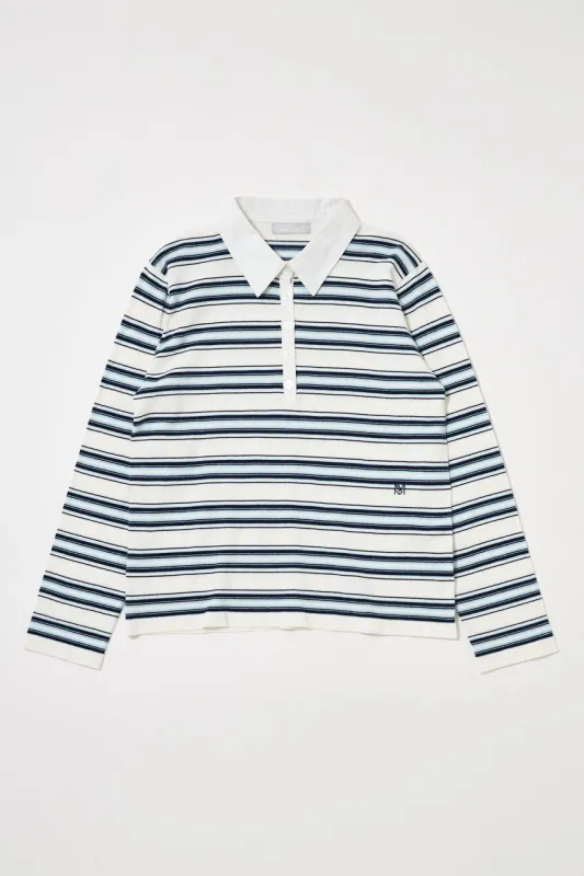 BORDER POLO KNIT TEE sold by Moussy