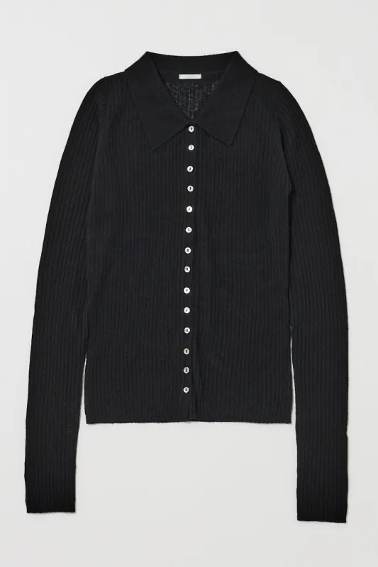 SHEER KNIT SHIRT made by Moussy