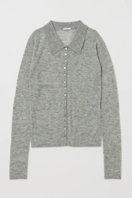 SHEER KNIT SHIRT sold by Moussy