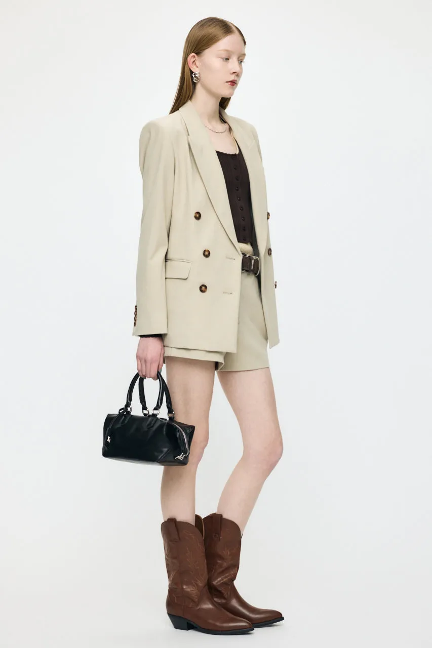 HALTER NECK DOUBLE KNIT TOP sold by Moussy product image thumbnail 4