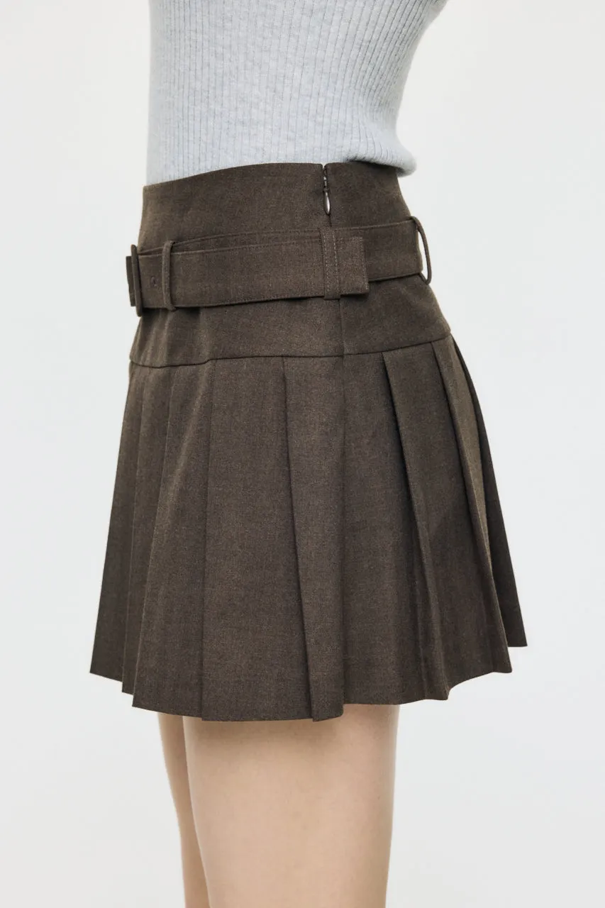 LOW SLUNG PLEATED MINI SKIRT - JS sold by Moussy product image thumbnail 4