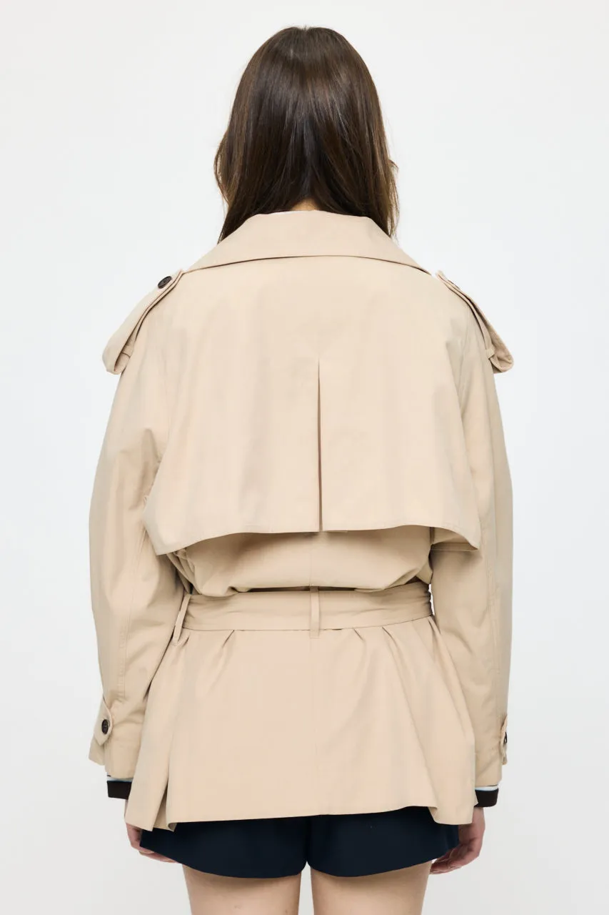 SHORT TRENCH COAT sold by Moussy product image thumbnail 3