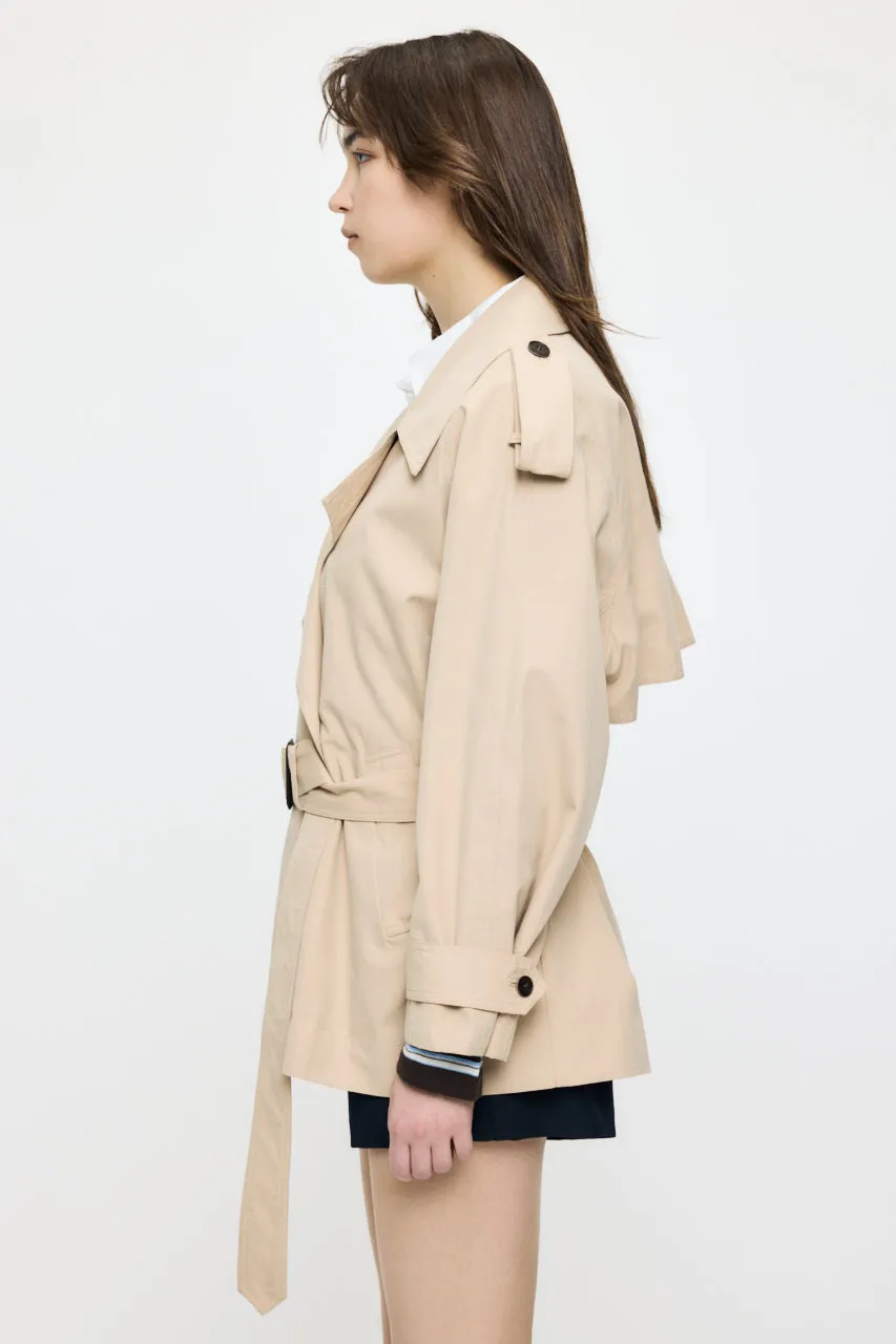 SHORT TRENCH COAT sold by Moussy product image thumbnail 4
