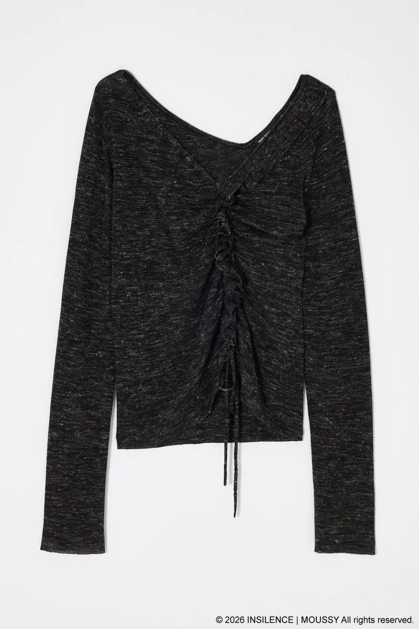 INSILENCE GATHER KNIT TOP sold by Moussy