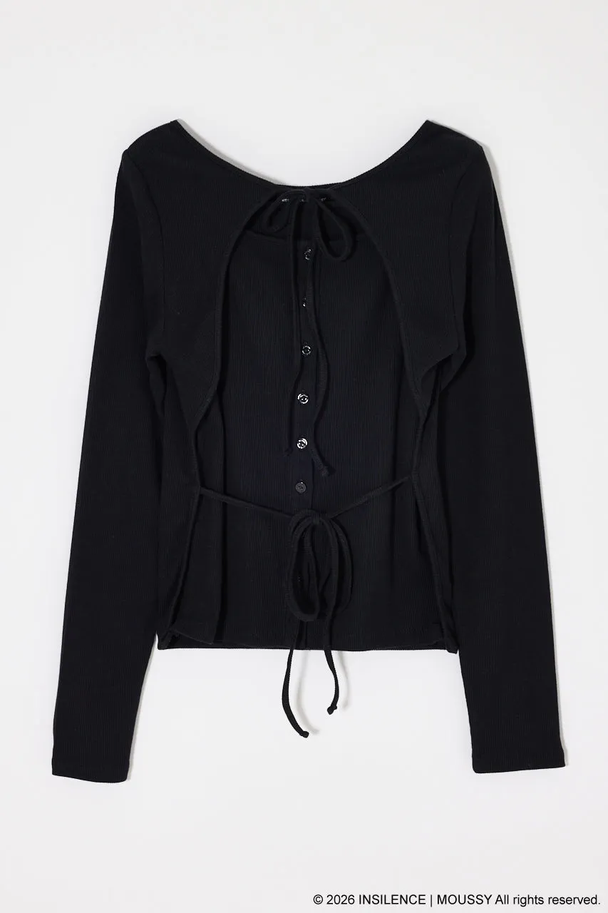 INSILENCE LAYER CUT TOPS sold by Moussy