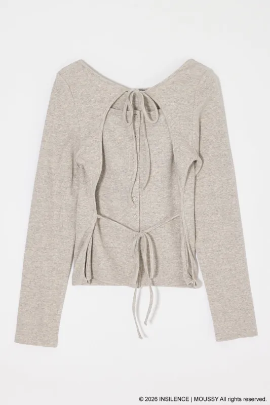 INSILENCE LAYER CUT TOPS made by Moussy