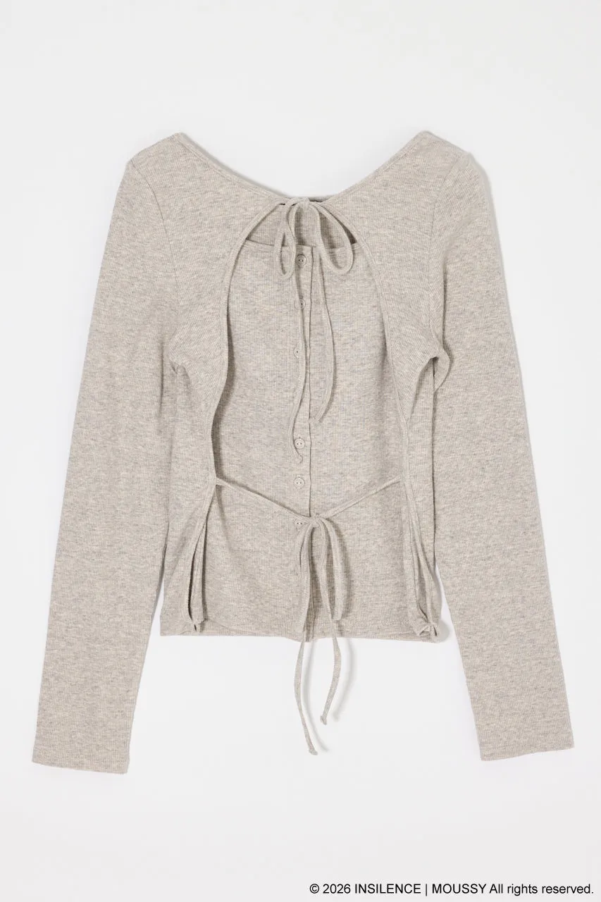 INSILENCE LAYER CUT TOPS sold by Moussy