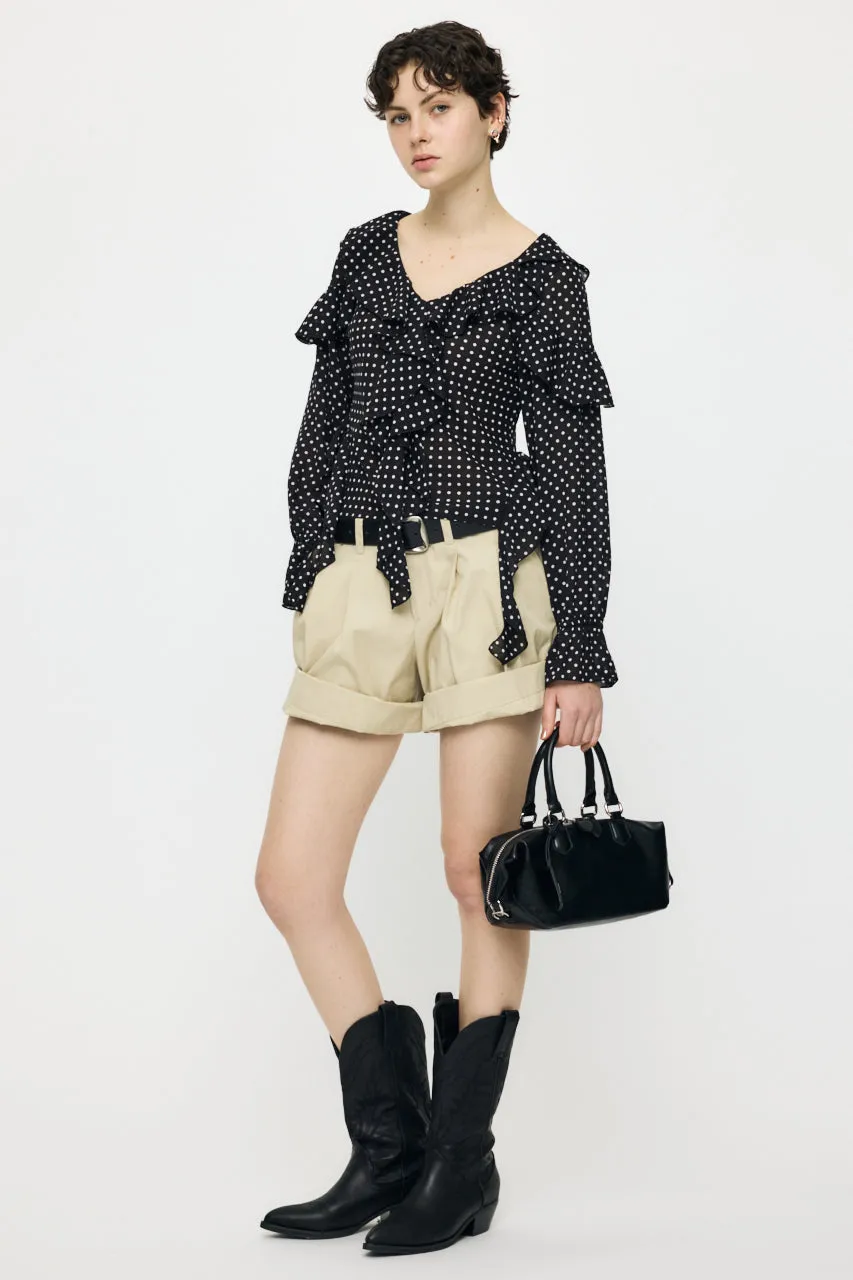 CHIFFON RUFFLE BLOUSE sold by Moussy product image thumbnail 5
