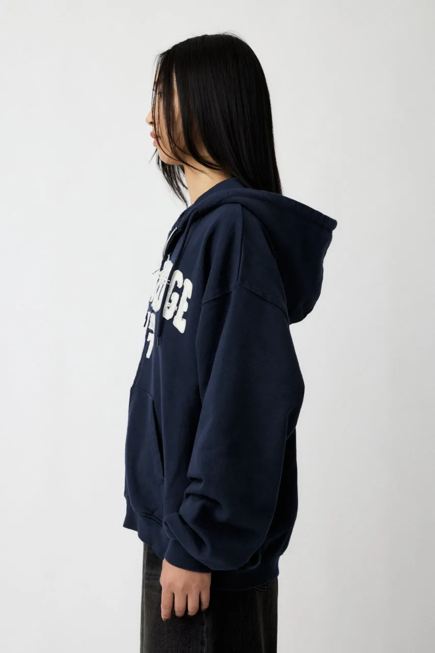 COLLEGIATE ZIP HOODIE sold by Moussy product image thumbnail 4
