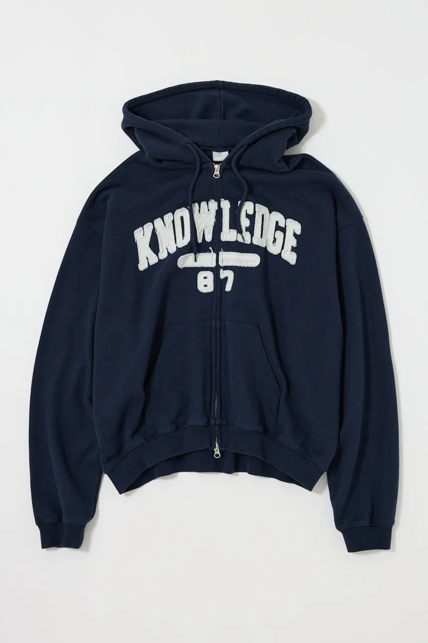 COLLEGIATE ZIP HOODIE sold by Moussy