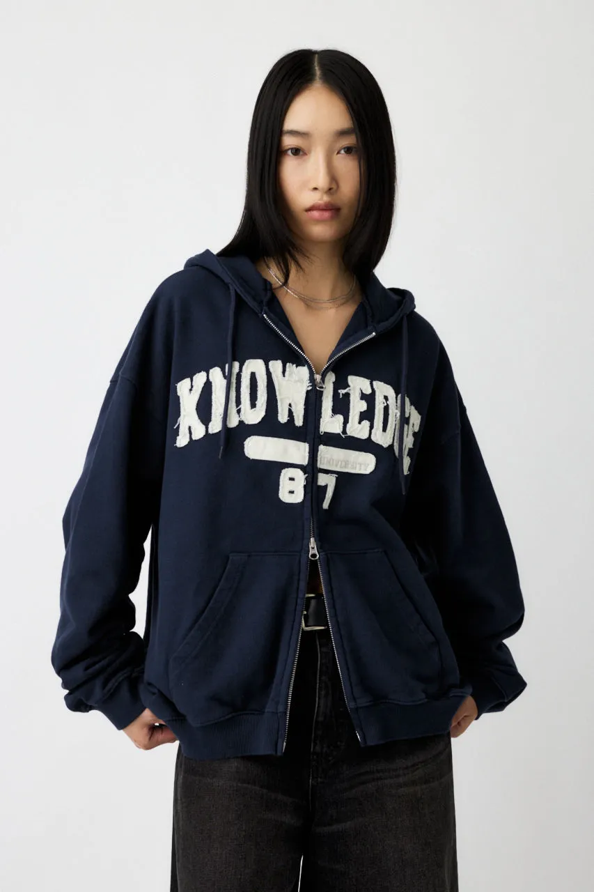 COLLEGIATE ZIP HOODIE sold by Moussy product image thumbnail 2