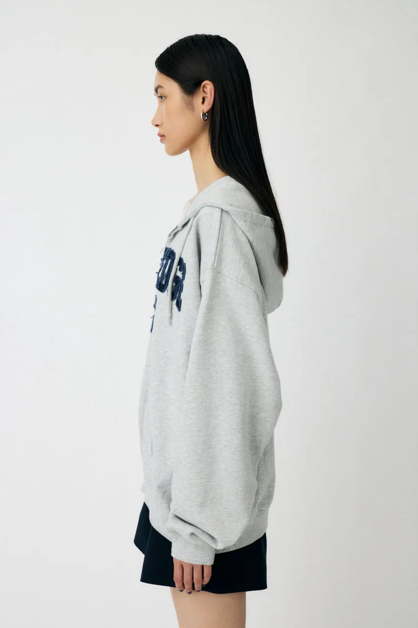 COLLEGIATE ZIP HOODIE sold by Moussy product image thumbnail 5