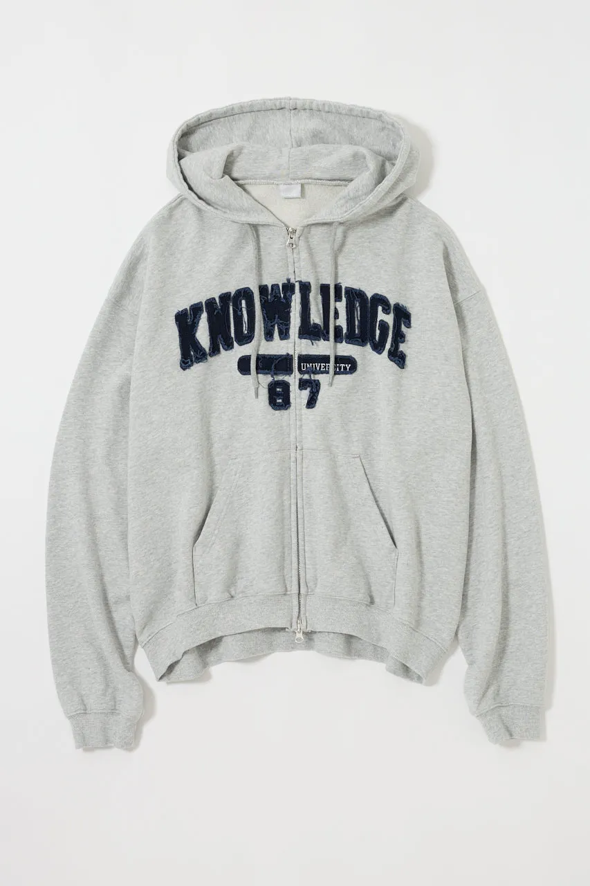 COLLEGIATE ZIP HOODIE sold by Moussy