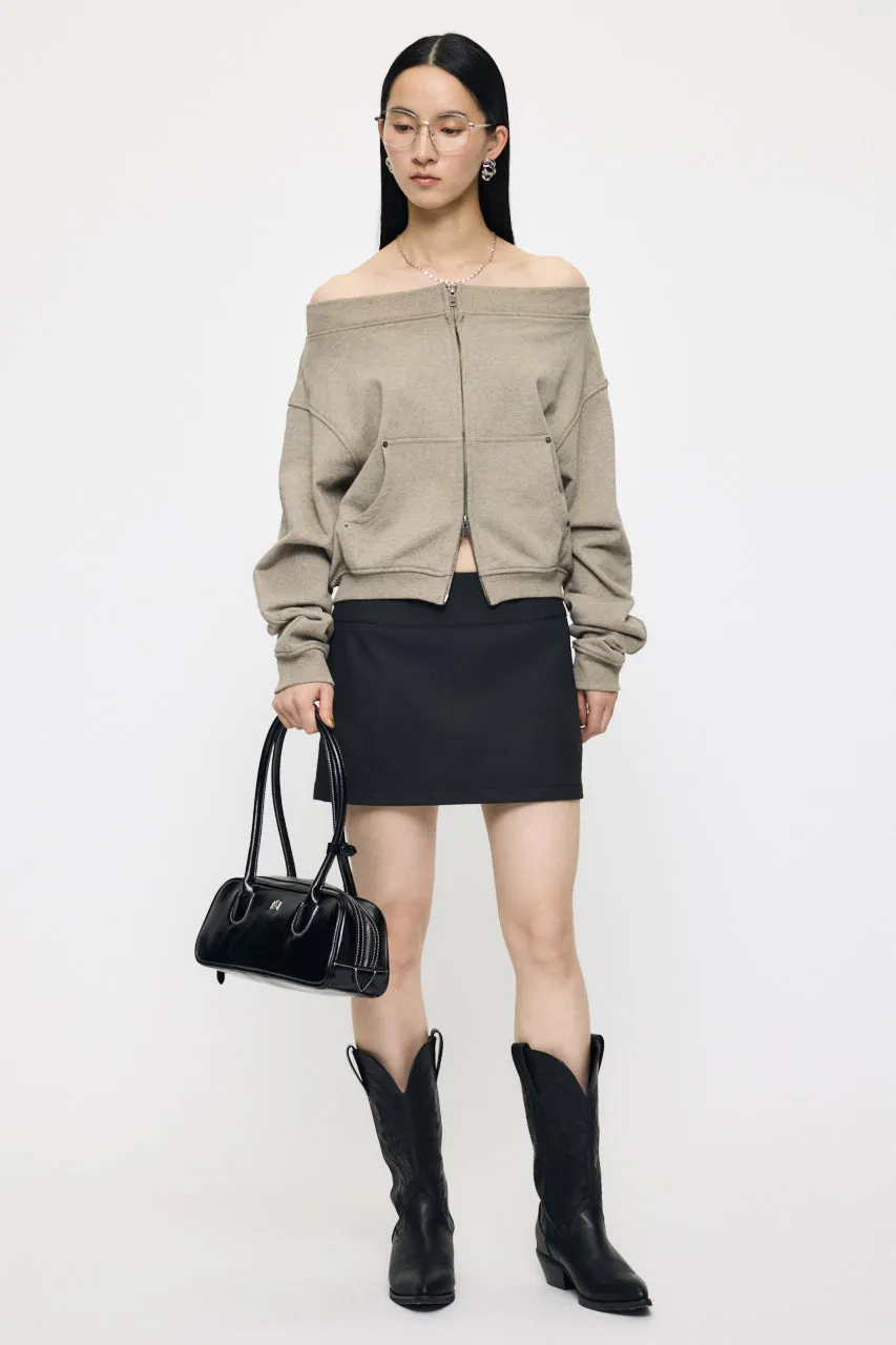 FAUX SUEDE MINI SKIRT sold by Moussy product image thumbnail 3