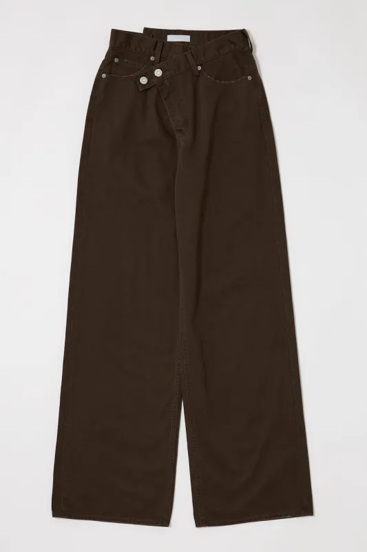 CROSS CHINO WIDE STRAIGHT made by Moussy