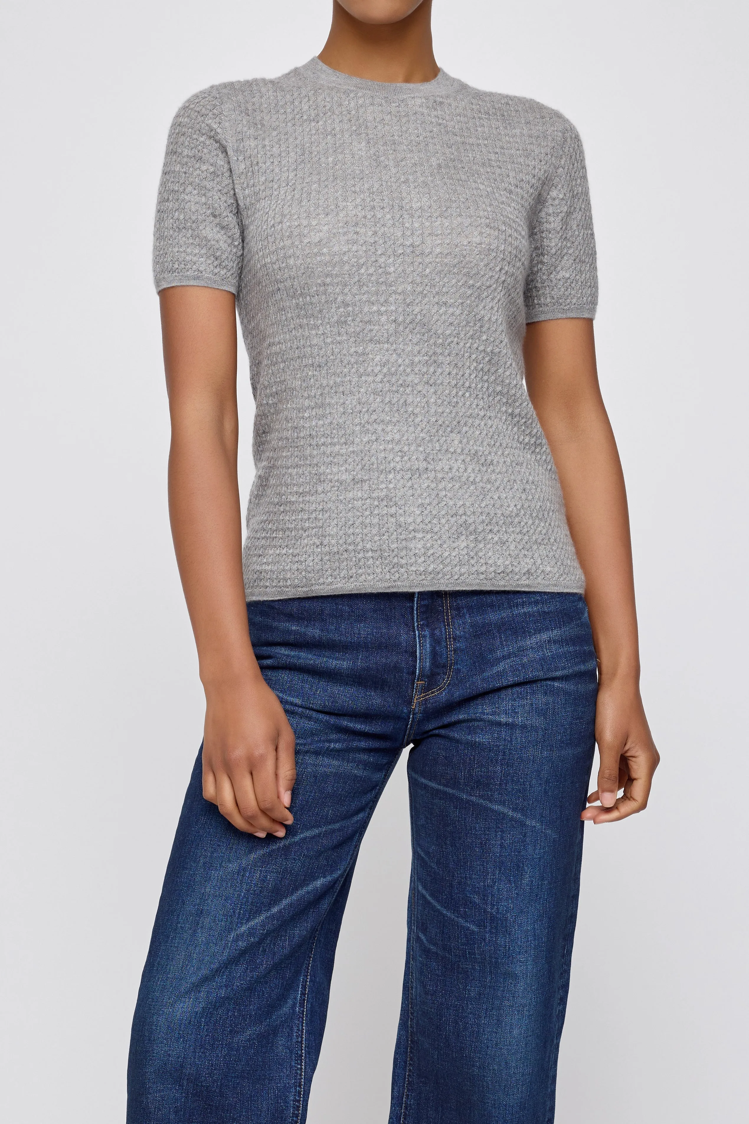MV CASHMERE CABLE TOP sold by Moussy