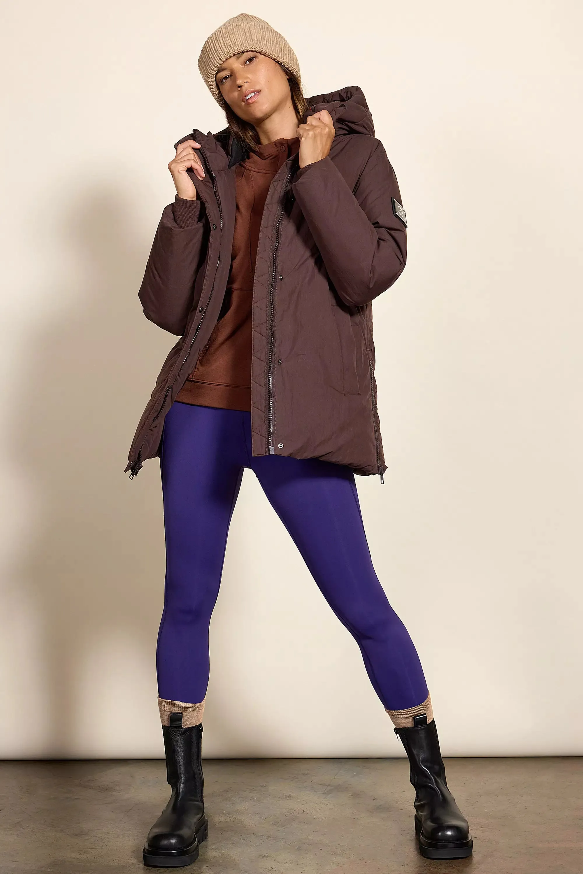 RDS Down Hip-Length Puffer - Chocolate Brown sold by MPG product image thumbnail 2