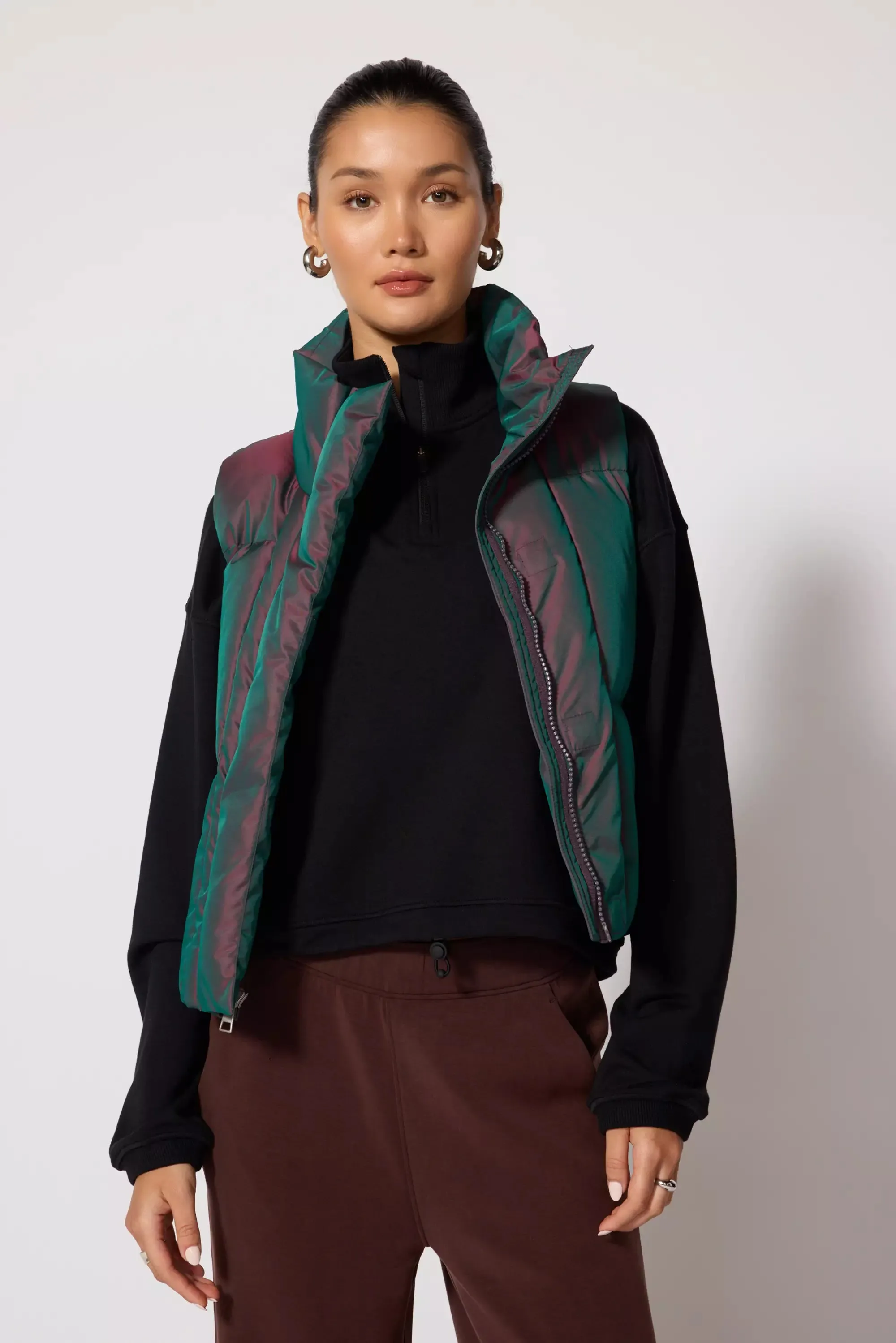 Aurora Cropped Vest - Northern Lights sold by MPG