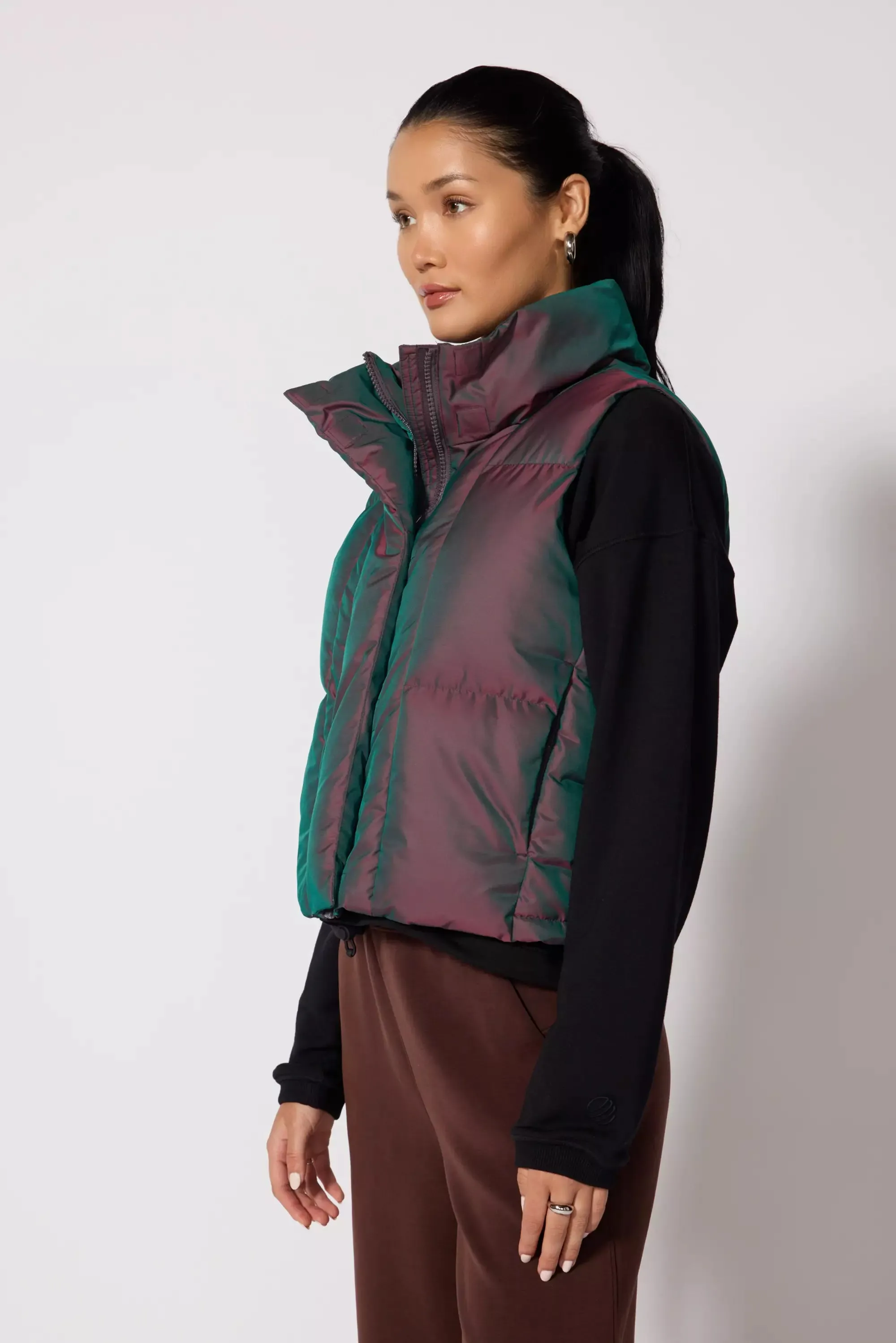 Aurora Cropped Vest - Northern Lights sold by MPG product image thumbnail 3