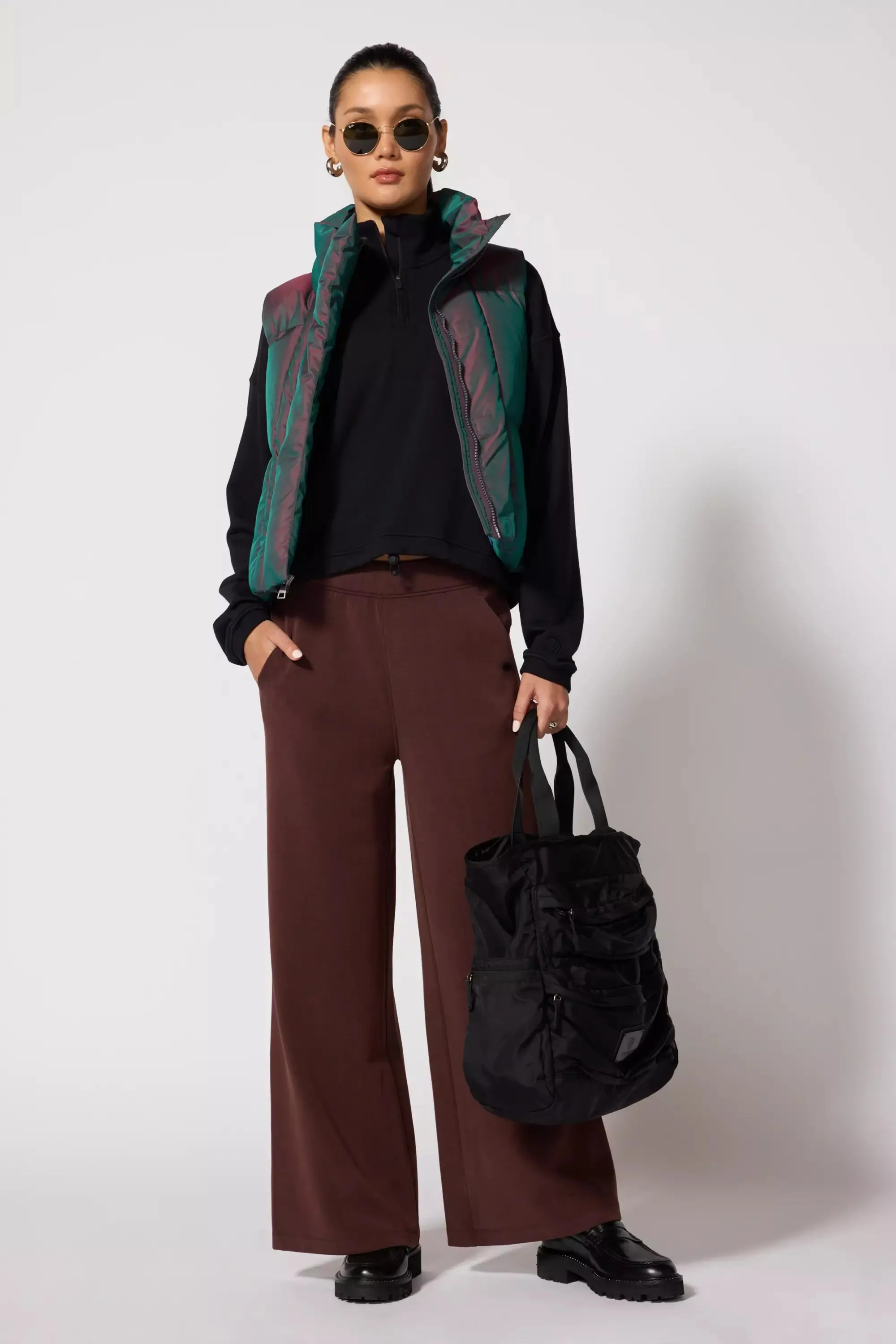 Aurora Cropped Vest - Northern Lights sold by MPG product image thumbnail 2