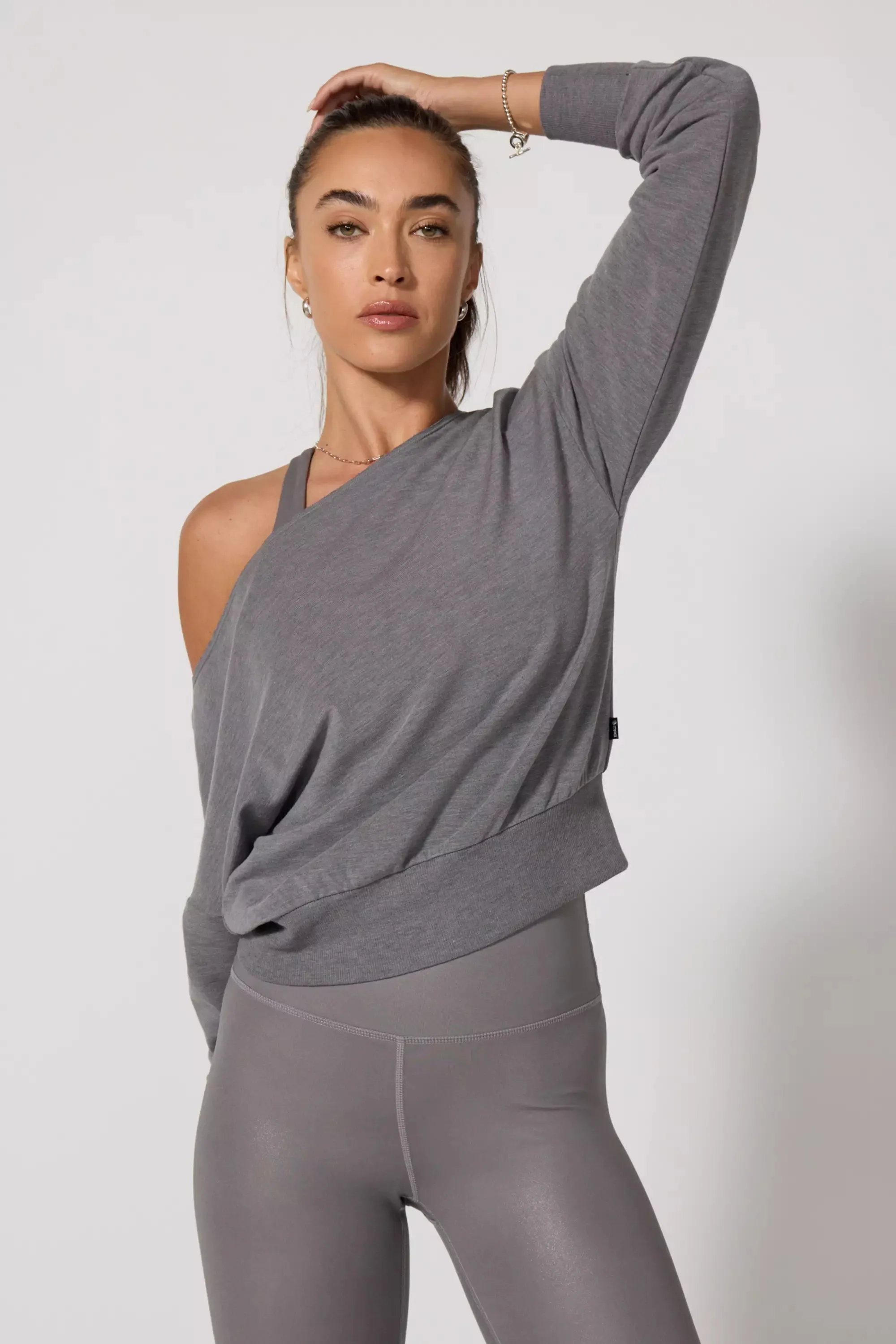 Flashdance Sweatshirt - Htr Steel Grey sold by MPG product image thumbnail 4
