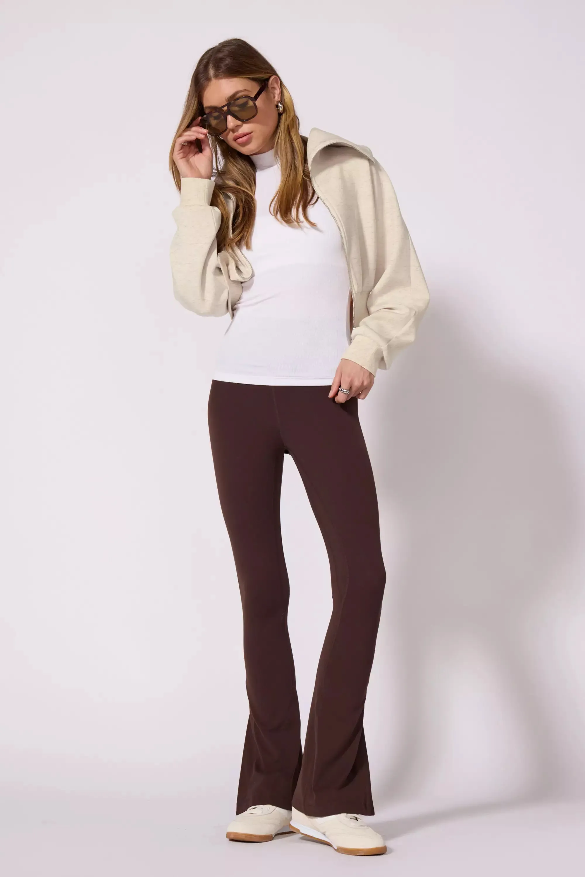 Dreamweave™ Corset Full Zip - Htr Birch sold by MPG product image thumbnail 2