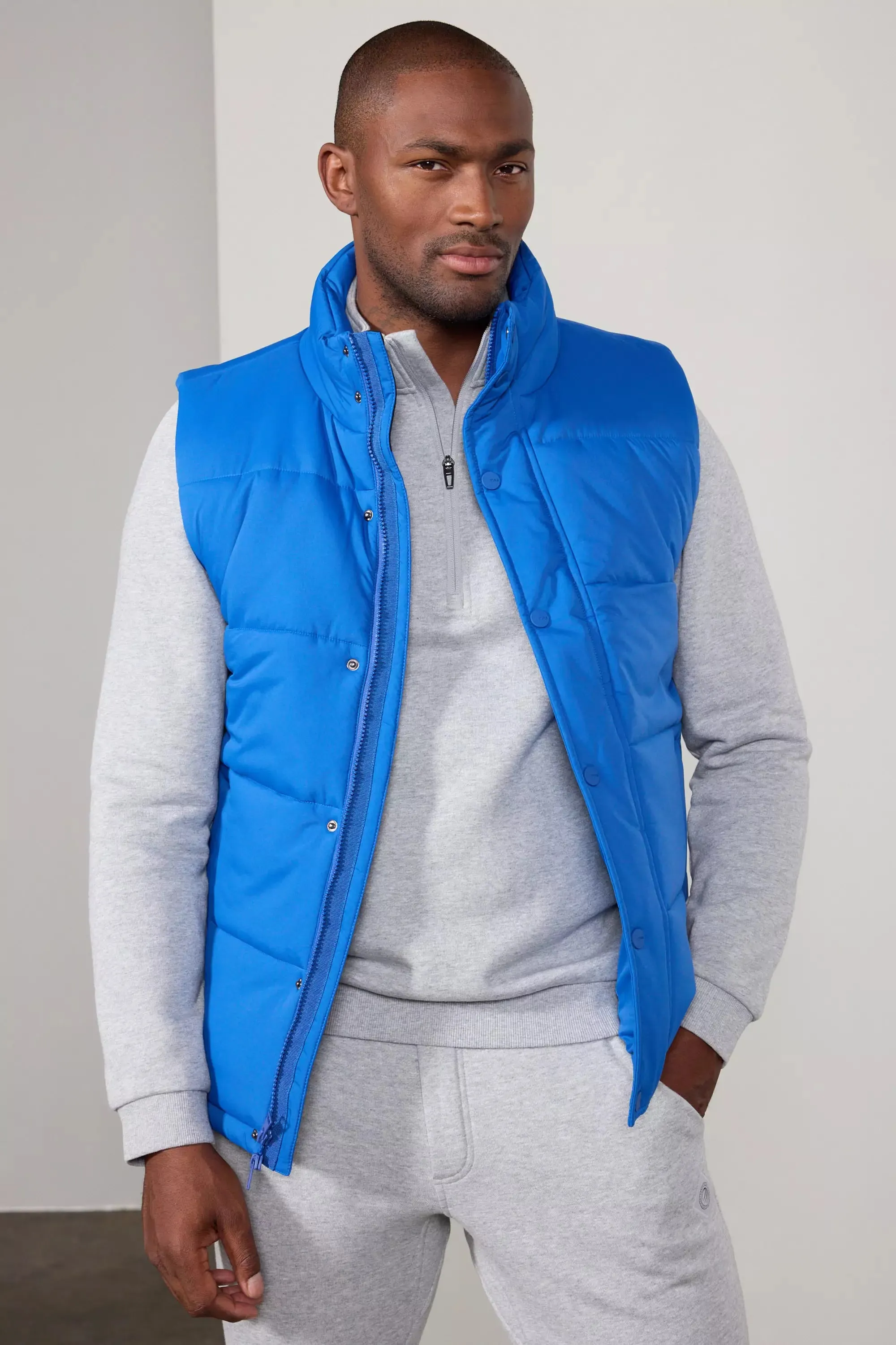 Featherlight Puffer Vest - True Blue sold by MPG