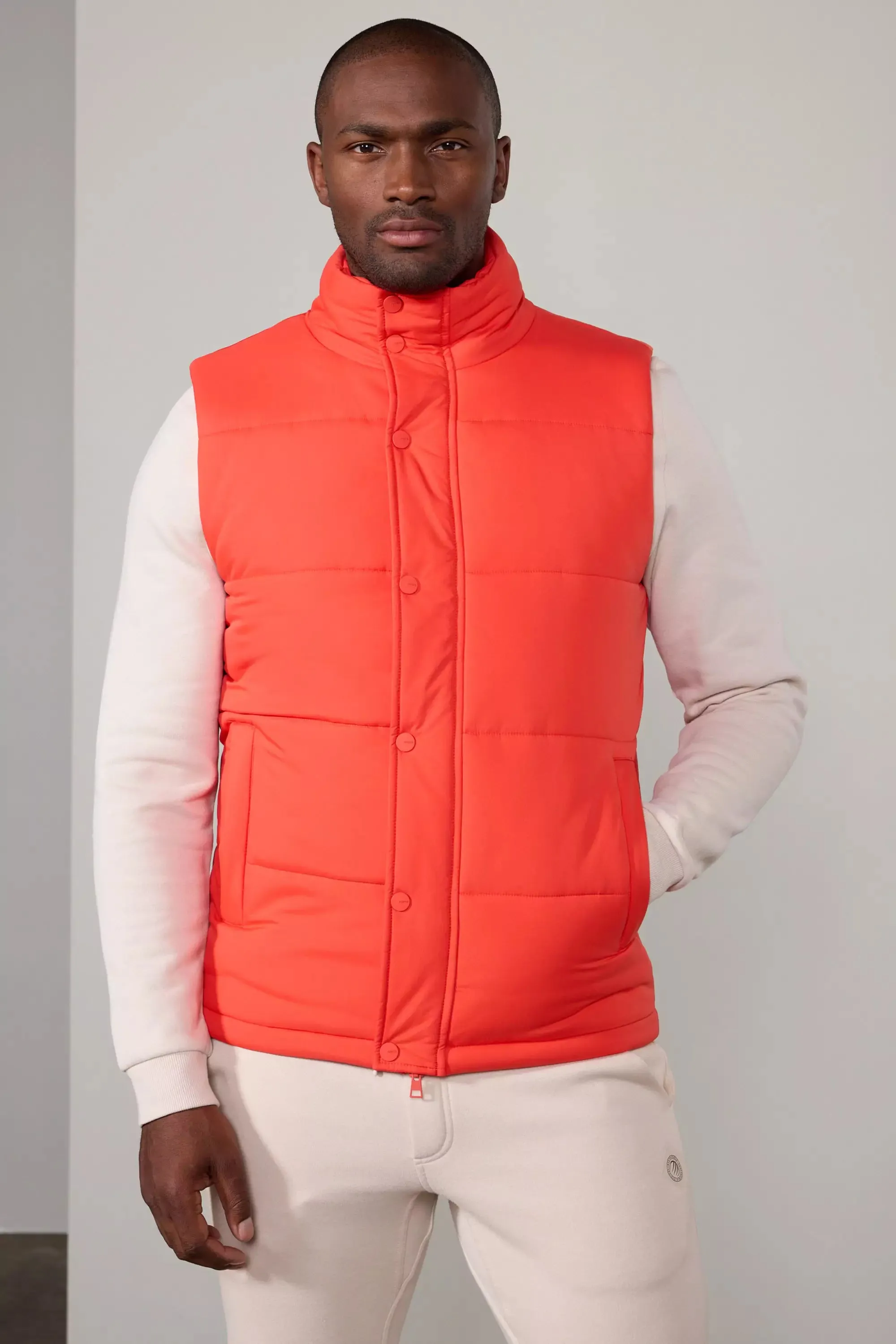 Featherlight Puffer Vest - Scarlet Ibis sold by MPG product image thumbnail 4