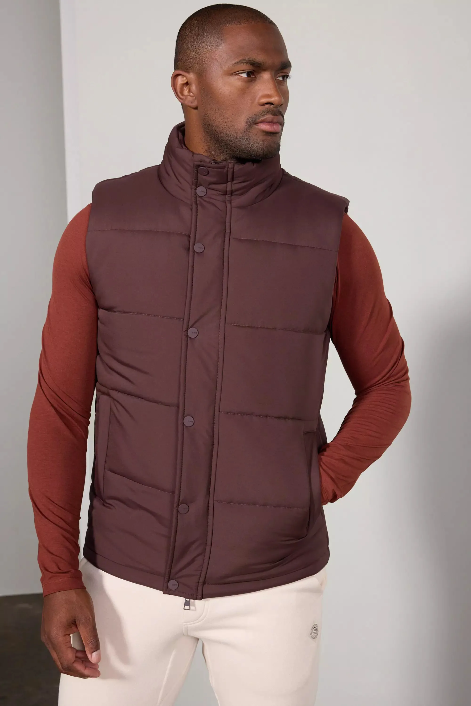 Featherlight Puffer Vest - Chocolate Brown sold by MPG product image thumbnail 4