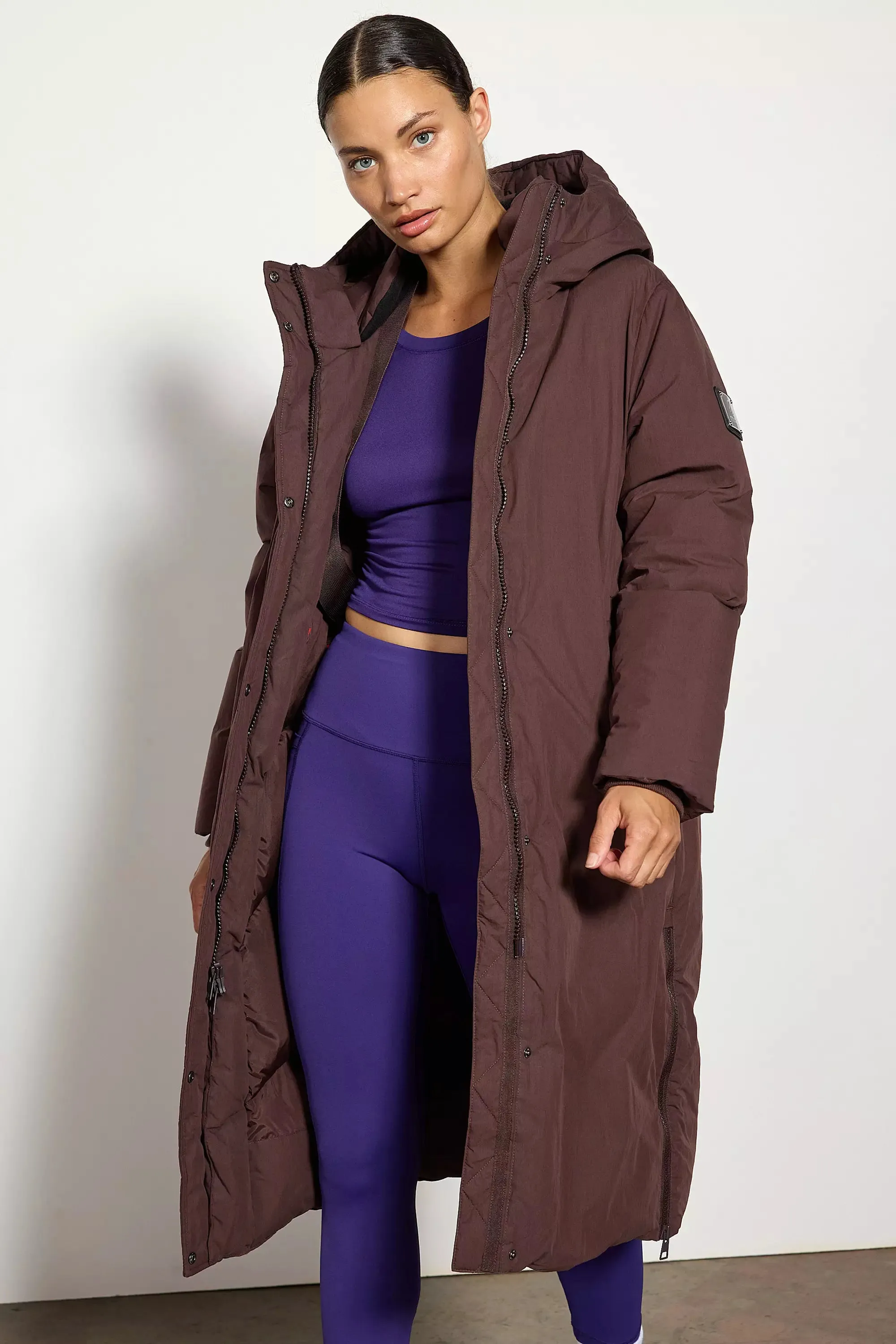 RDS Down Maxi Puffer - Chocolate Brown sold by MPG product image thumbnail 3